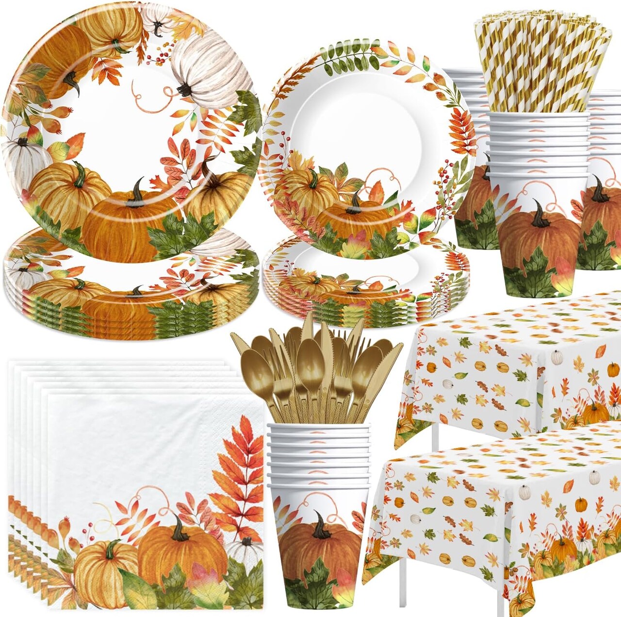 Thanksgiving Party Decorations Tableware(11 x 10 x 3 inches)